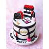 JeVenis Makeup Cake Decorations Spa Birthday Cake Topper Spa Party Supplies Salon Birthday Decoration