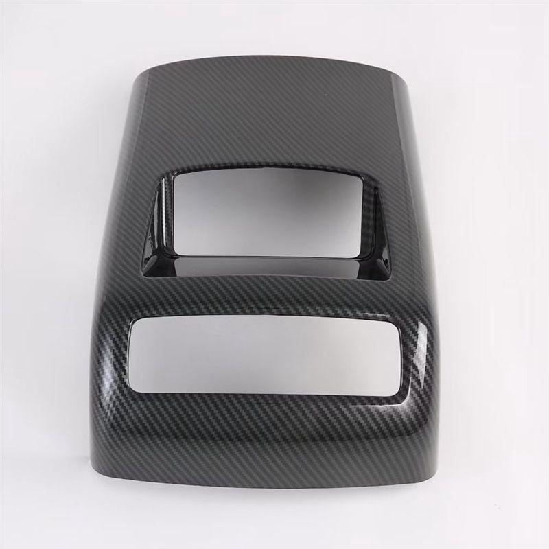 Durable-For Palisade - Car Rear Air Outlet Panel Cover Trim Sticker Spare Parts Accessories ABS Carbon Fiber