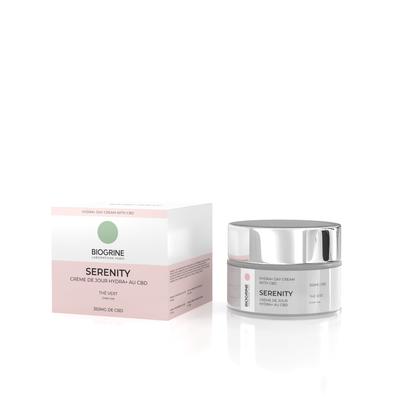 SERENITY HYDRA CBD Day Cream |350mg CBD-50ml|Rich In Hyaluronic Acid, Green Tea|Moisturizing, Firming and Antioxidant