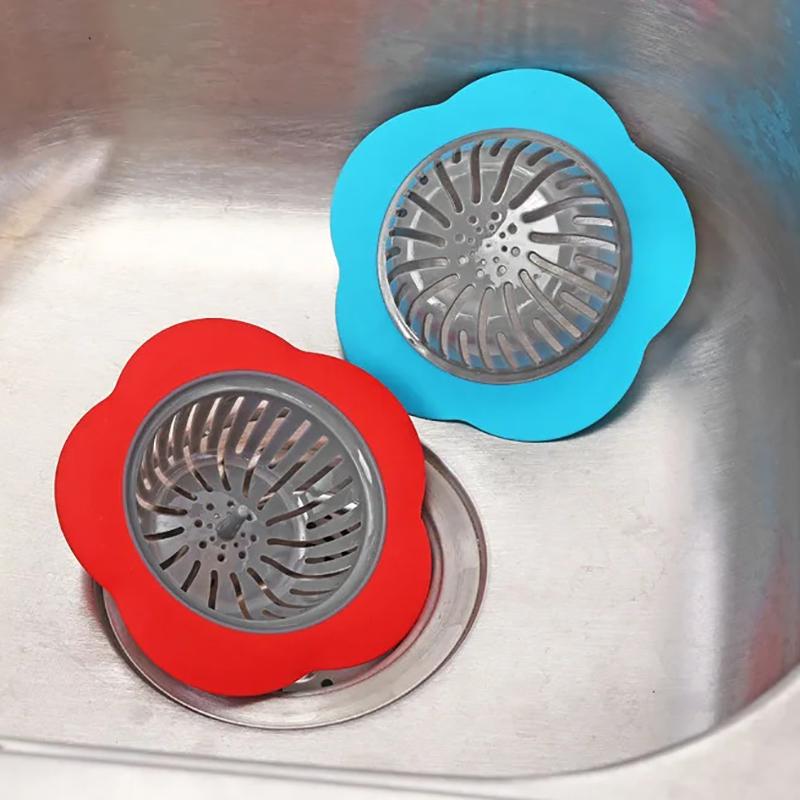 Kuchyně ve tvaru květiny Síťovina Dřez Odpad Silikonové sítko Hustý otvor Odtok vody Koupelna Odtokový otvor Odpadní otvor filtru na vlasy