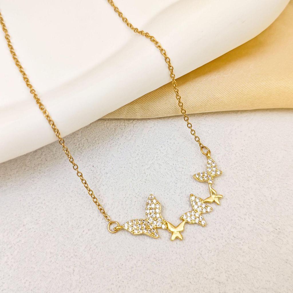 Women's Gold-Plated Copper Necklace: Luxury Fu Lu Pendant Clavicle Chain - Versatile Fashion Accessory