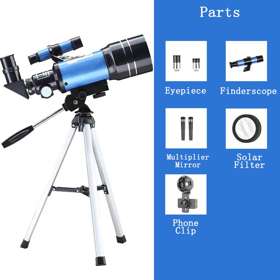 Powerful Monocular Night Vision 150X Zoom HD Star Moon Astronomical Telescope Space Long Range Binoculars for Clear Celestial