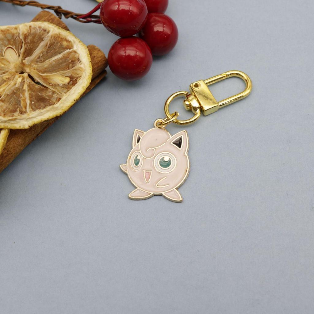 Creative Pokemon Pikachu Keychain: Cute Cartoon Bag Pendant & Zipper Pull