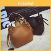 Sophisticated Korean Style Pu Leather Bucket Bag Multi-purpose Handbag For Women