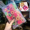100pcs Colorful Hair Band for Girls Seamless Hair Tie High Elasticity Hair Bands Towel Hair Holder Cute Rubber Band Hair Accessories