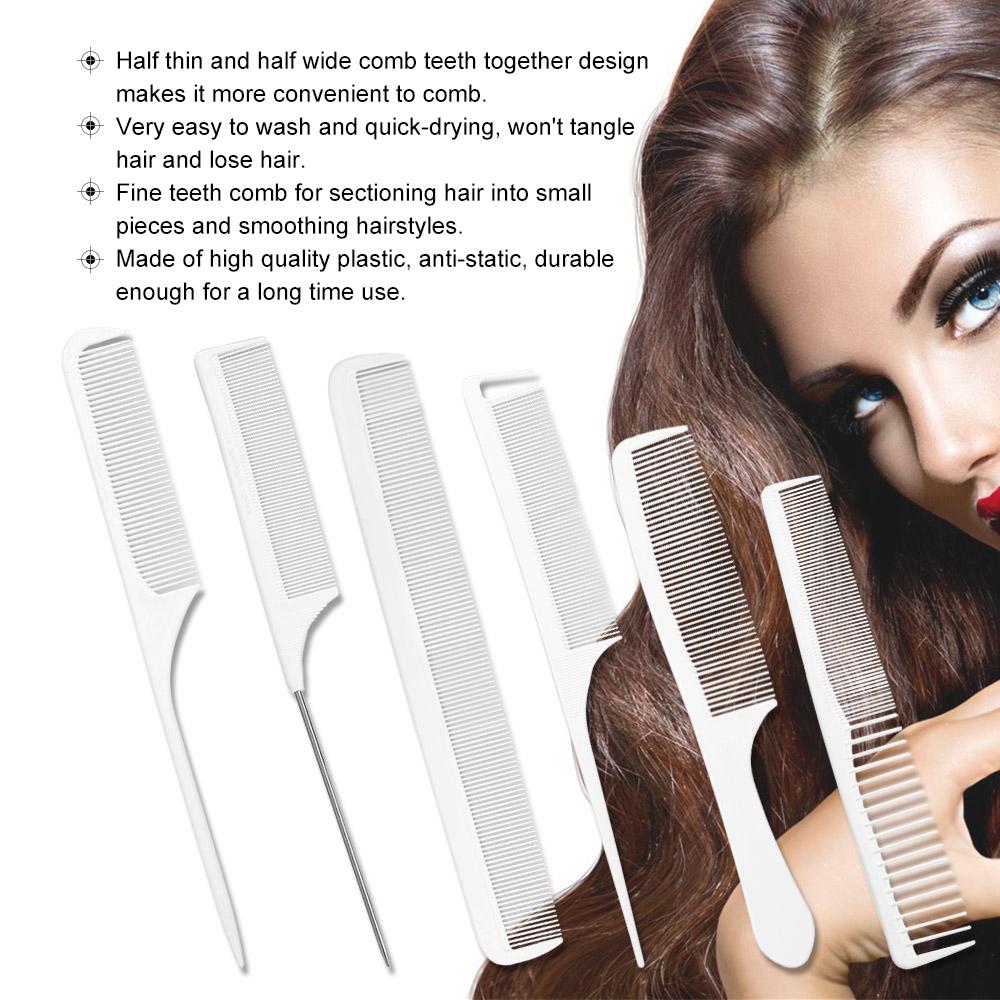 Salon Hair Plastic Cutting Anti Static Professional Sectioning