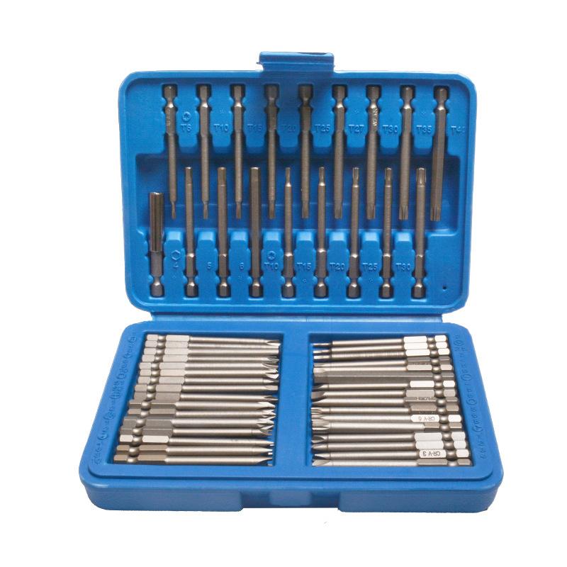 Electric Screwdriver Batch Set, Screwdriver, Screwdriver, Taper Cutter Head, Special-shaped Screw Batch Set, One-word Cross Hexagonal Triangle