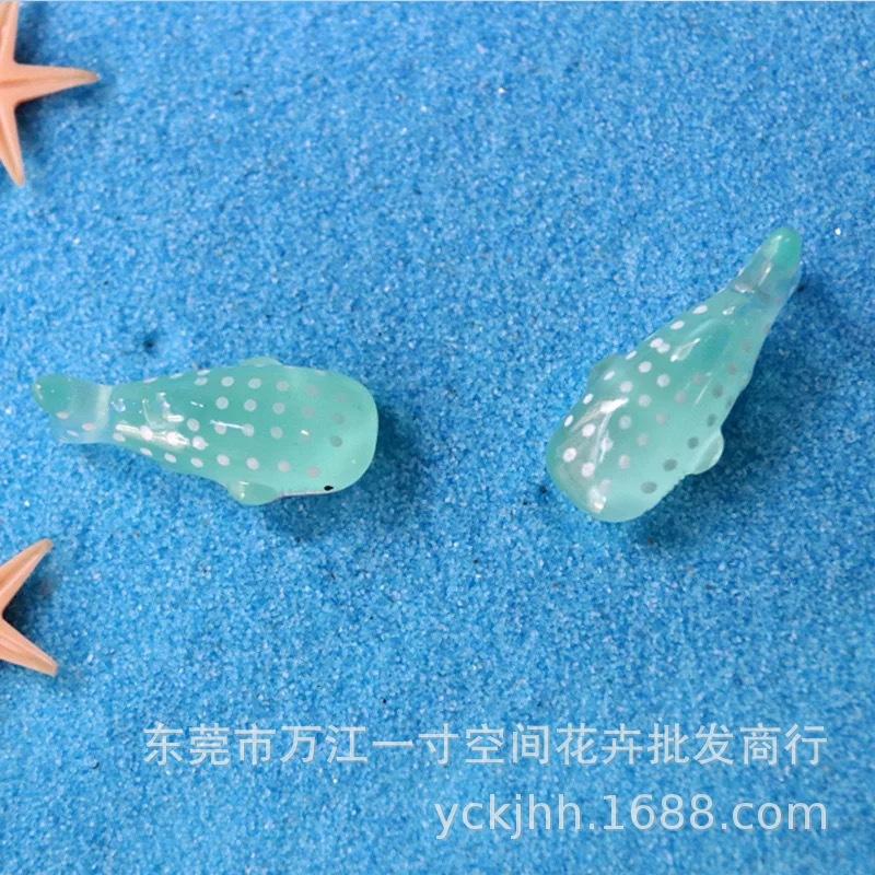 Spotted Shark Mediterranean Resin Figurine - Creative Decorative Micro Landscape Piece