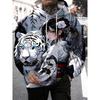 Men's Autumn and Winter 3D Printed Hooded Fashion Versatile Trend Breathable Casual Hoodies & Sweatshirts (men’s)