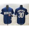 Unisex MLB-Style Baseball Jersey With Embroidered Striped Design Men Women Sportswear