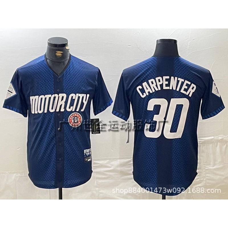 Unisex MLB-Style Baseball Jersey With Embroidered Striped Design Men Women Sportswear