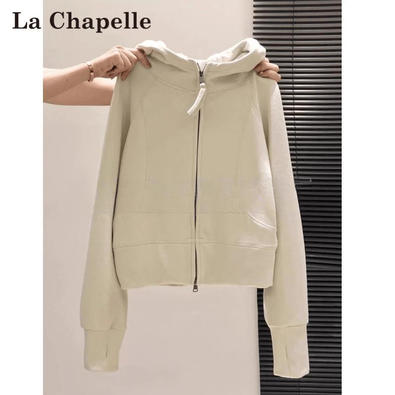 La Chapelle Women s Hooded Cardigan Sweatshirt XL
