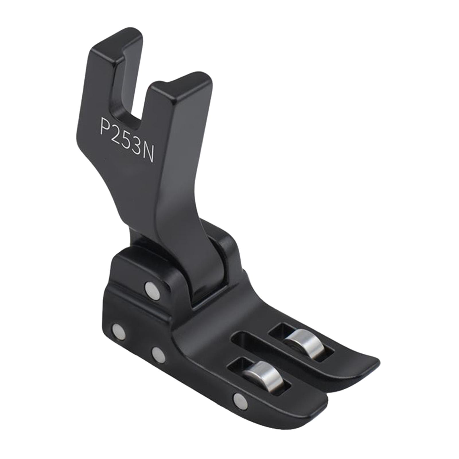 

Industrial Sewing Machine Roller Presser Foot Rust Resistant Steel Presser Foot for Even Fabric Feeding and Smooth Operation чёрный