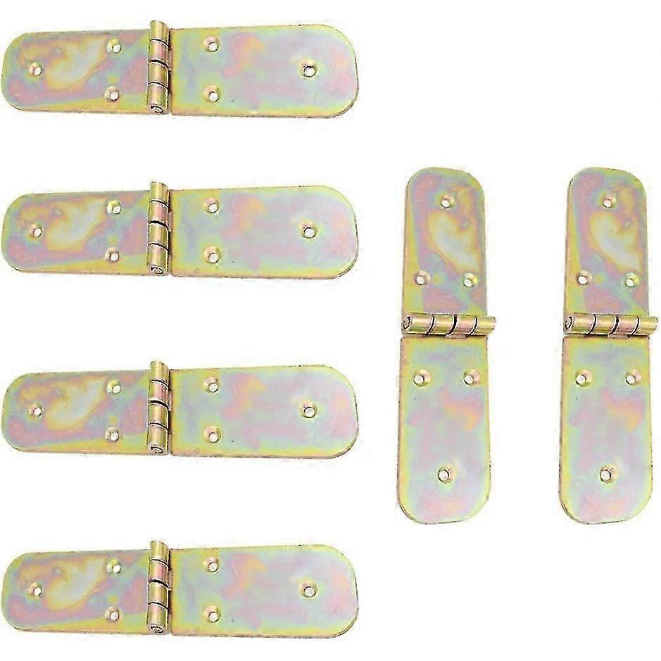 Folding Flip Hinge Metal Folding Table Butler Tray Backflap Hinges 6Pcs