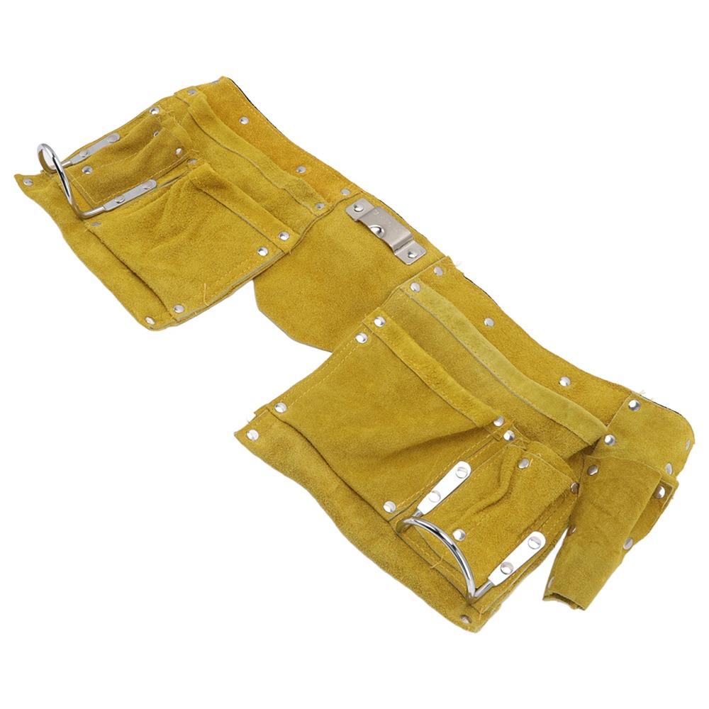 Cintura portautensili in pelle con tasche multiple Grembiule portautensili in pelle Progetti di falegnameria