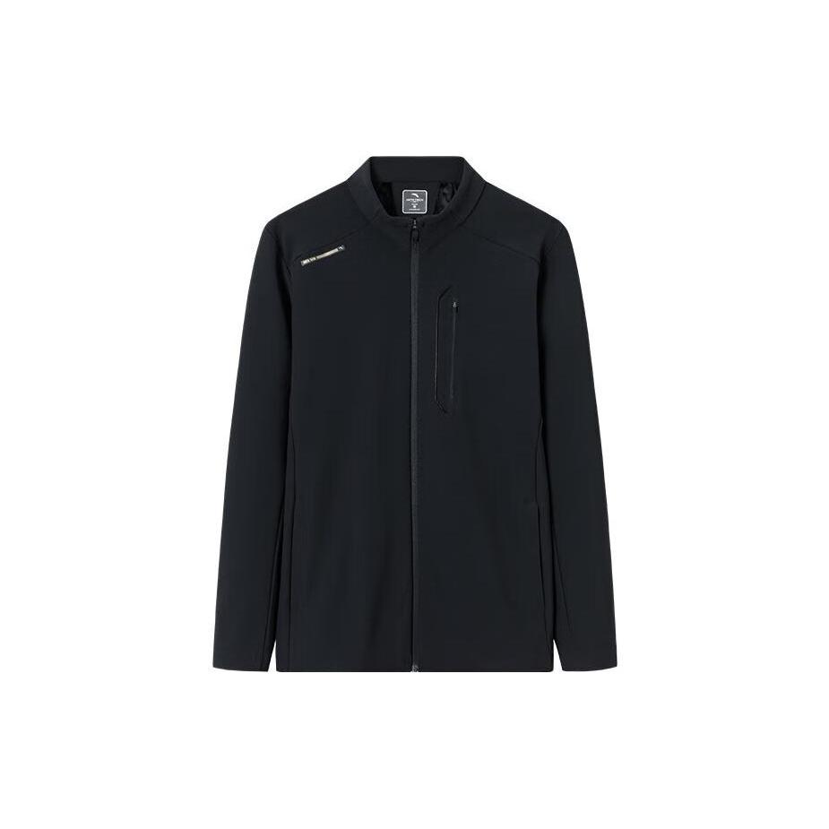 ANTA Variety Training Collection Jackets Men's Black Stand Collar Thickened Other 152347724-3