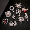 Elegante Pfingstrosenbrosche: High-End Brosche im chinesischen Stil