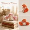Plush Fabric Girl Doll Fabric Cotton Filled Mini Cartoon Doll Braid Girl Doll  Spring