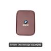 Leather Car Armrest Box Pad Auto Armrest Mat High Quality Accessorie For BMW 50th Anniversary Edition E46 E53 E90 E60 E93 E87 X5