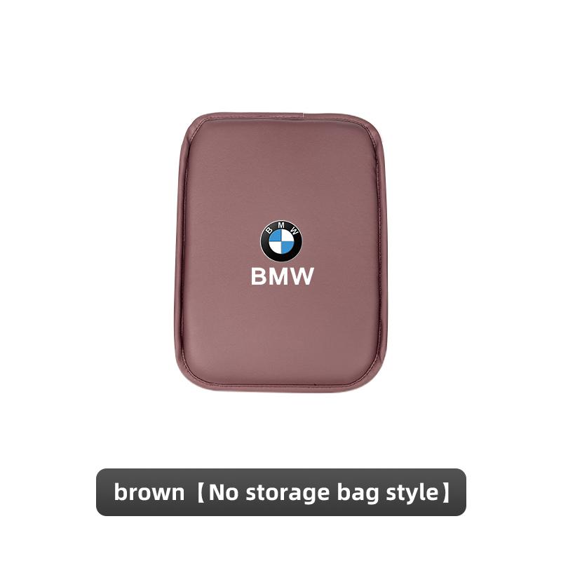 Leather Car Armrest Box Pad Auto Armrest Mat High Quality Accessorie For BMW 50th Anniversary Edition E46 E53 E90 E60 E93 E87 X5