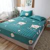 Ensfarget vattert madrasstrekk King Queen Twin All-inclusive Sengebeskyttelsestrekk Anti-midd Sengetrekk Ingen putevar