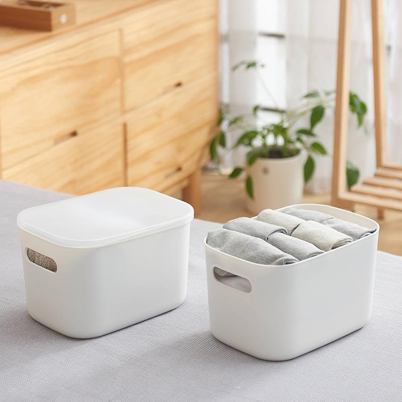 Durable Japanese Storage Box: Drop-Resistant, Food-Grade Plastic for Clothes & Kitchen Organization
