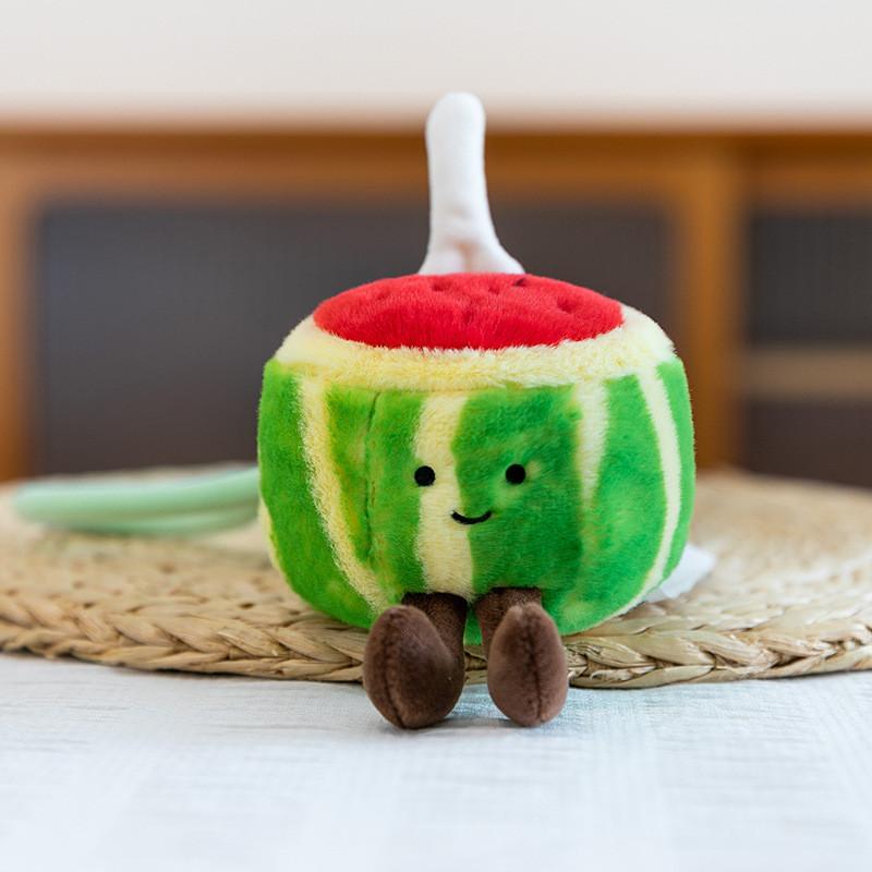 Cuter Coconut Mango Tangerine Fruit Plush Keychain With Soft Pp Cotton For Kids And Gift Enthusiasts