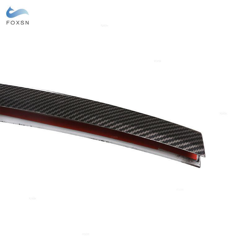 For Mercedes Benz GLC Class X253  Carbon Fiber Texture Front Fog Light Lamp Strips Air Intake Grille Cover Protective Trim