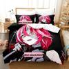 Kureiji Ollie Bedding Set Single Twin Printed Bed Set With Pillowcase Bed Duvet Cover Soft Single Double Queen Super King Size