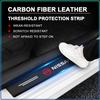 4Pcs Car Door Plate Carbon Fiber Threshold Protector Sticker For Nissan Nismo Qashqai J11 Juke GTR X-Trail Patrol Micra Navara Tiida Murano