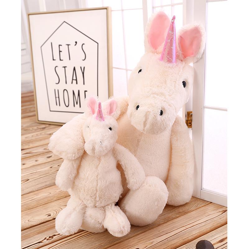 Brand New Cute Unicorn Dream Plush Toys High Quality Horse Sweet Unicorn Stuffed Doll Girl Home Decor Pillow Gift For Kids
