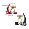 High Conductivity Copper Battery Terminal Clamps with Spring Loaded Clamping for Automotive Electrical Connections 2pcs