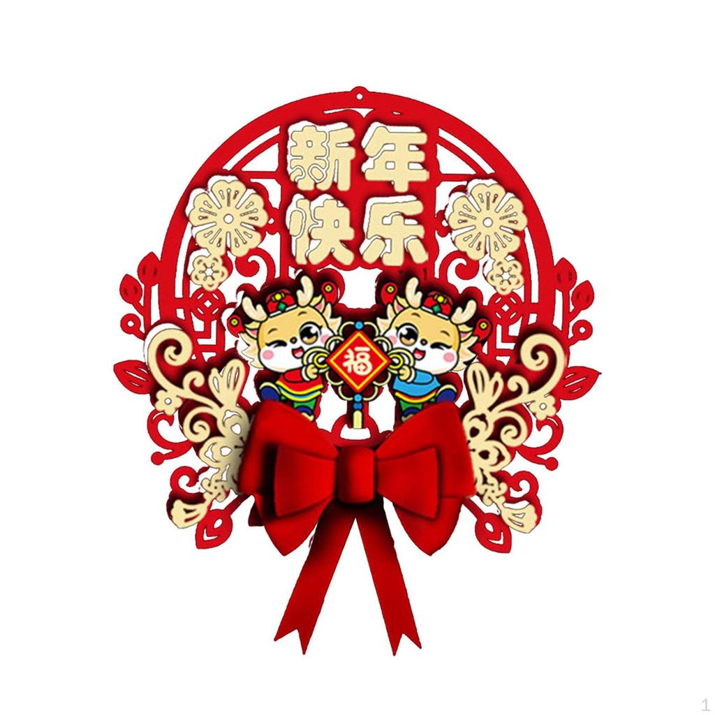 Ornament suspendat pentru anul chinezesc, decor ușor, pandantiv pentru festivalul de primăvară, aspect pentru