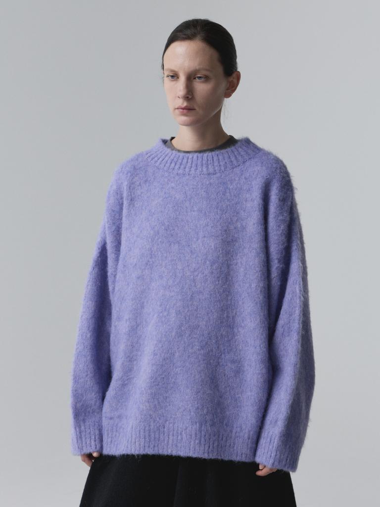 Akokeu Brushed Blend Pullover_Light Purple