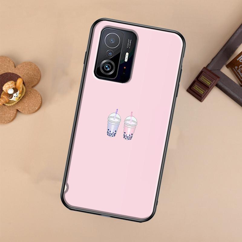 Boba Milk Tea Case For Xiaomi POCO X7 Pro X3 X5 X6 F3 F5 F6 M6 Pro 11T 12T 13T 14T Pro 13 14 Ultra Cover