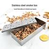 Räucherbox für Holzschnitzel aus Edelstahl für Holzkohlegrills