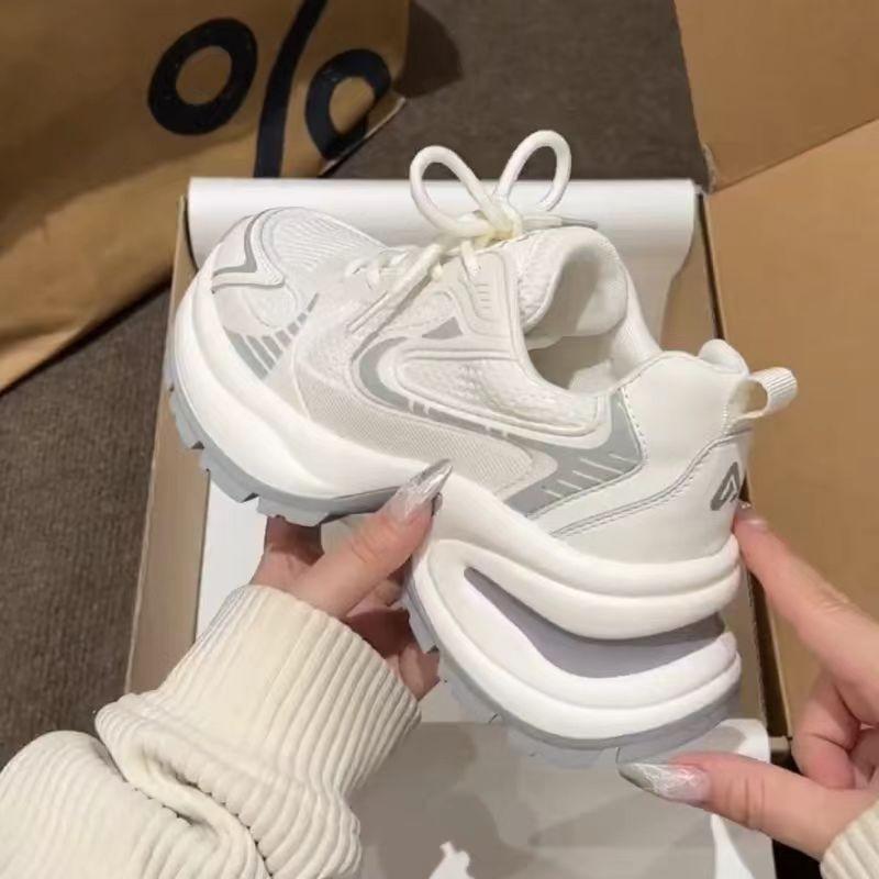 Women's New Spring and Summer Mesh Breathable Fashion Soft-soled Versatile Casual Sports Shoes