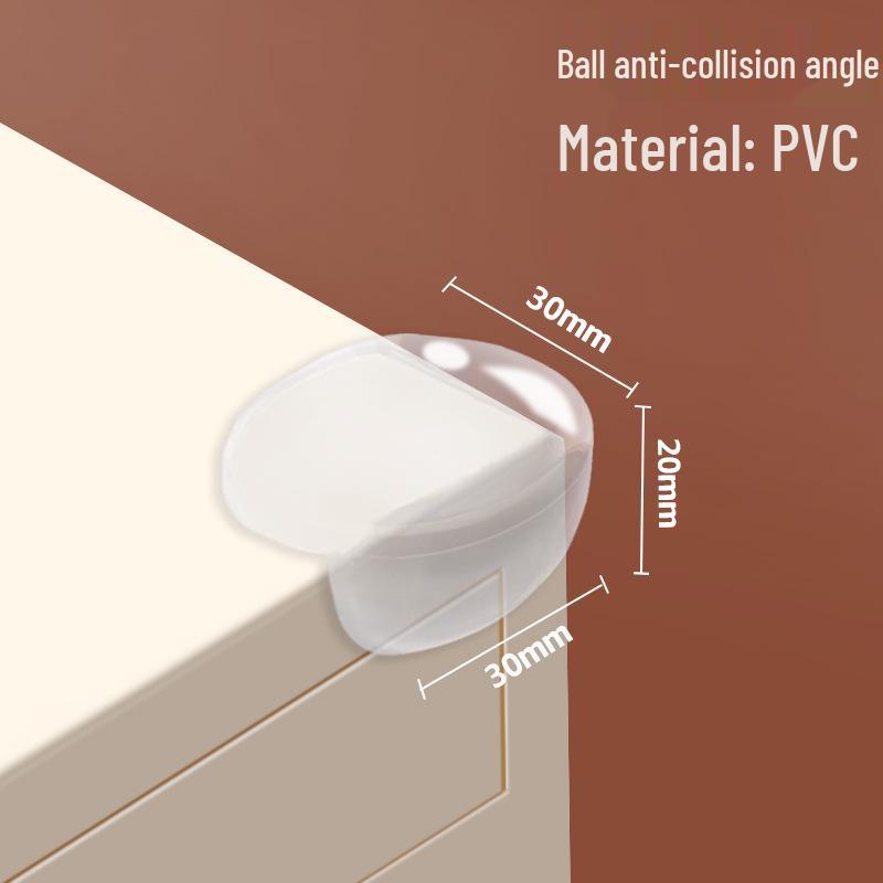 Transparent Silicone Corner Protector - Anti-Collision Soft Wrap for Child Safety