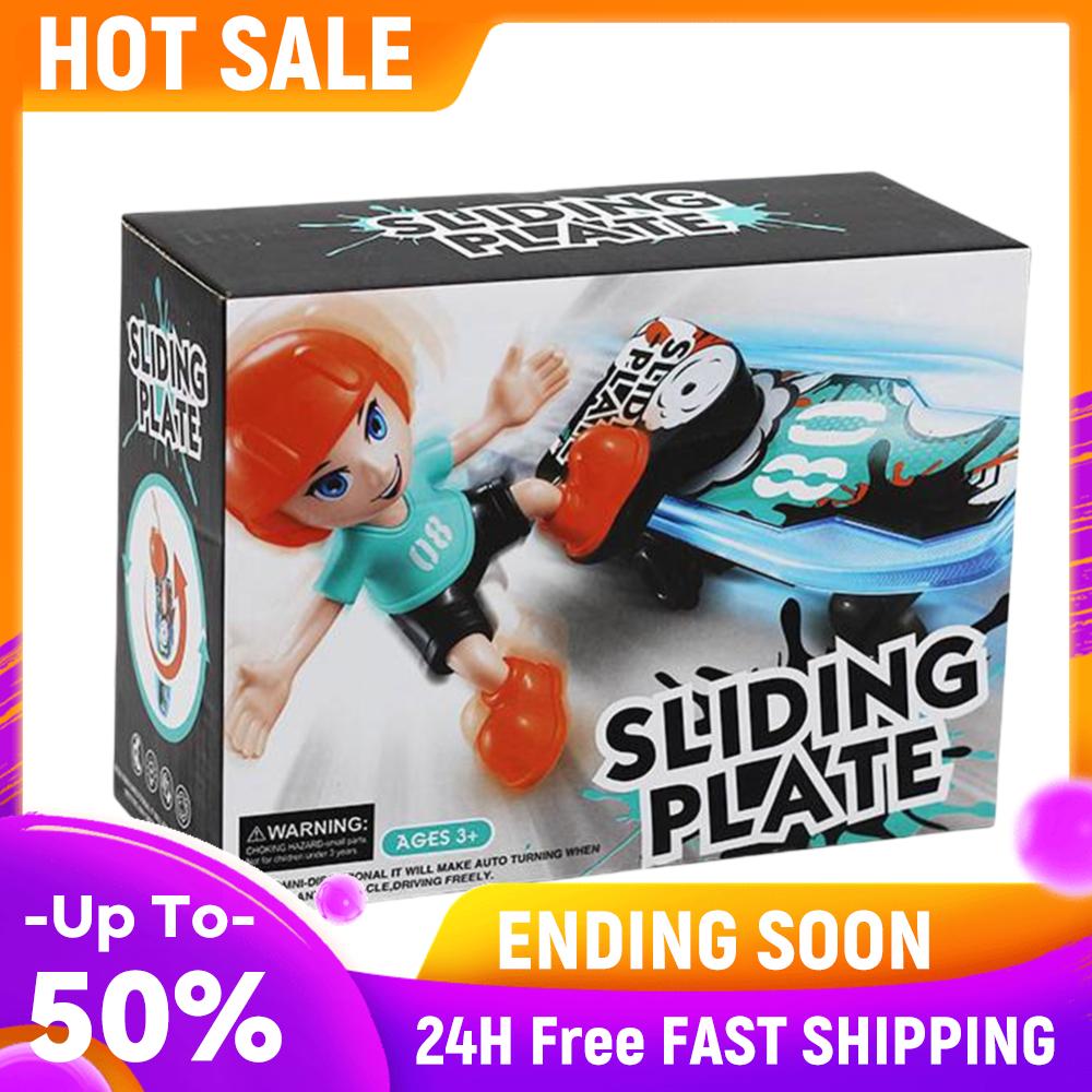 

Cartoon Electric Stunt Scooter Skateboard with LED Light Music Stunt Scooter Skate Board Stunt Toys Childrens Funny Toy China Mainland