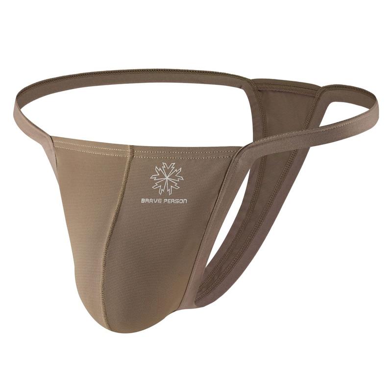 Stylish Solid Color Men's Thong Buttery Soft G-String Lightweight Perfect for Everyday Underpant