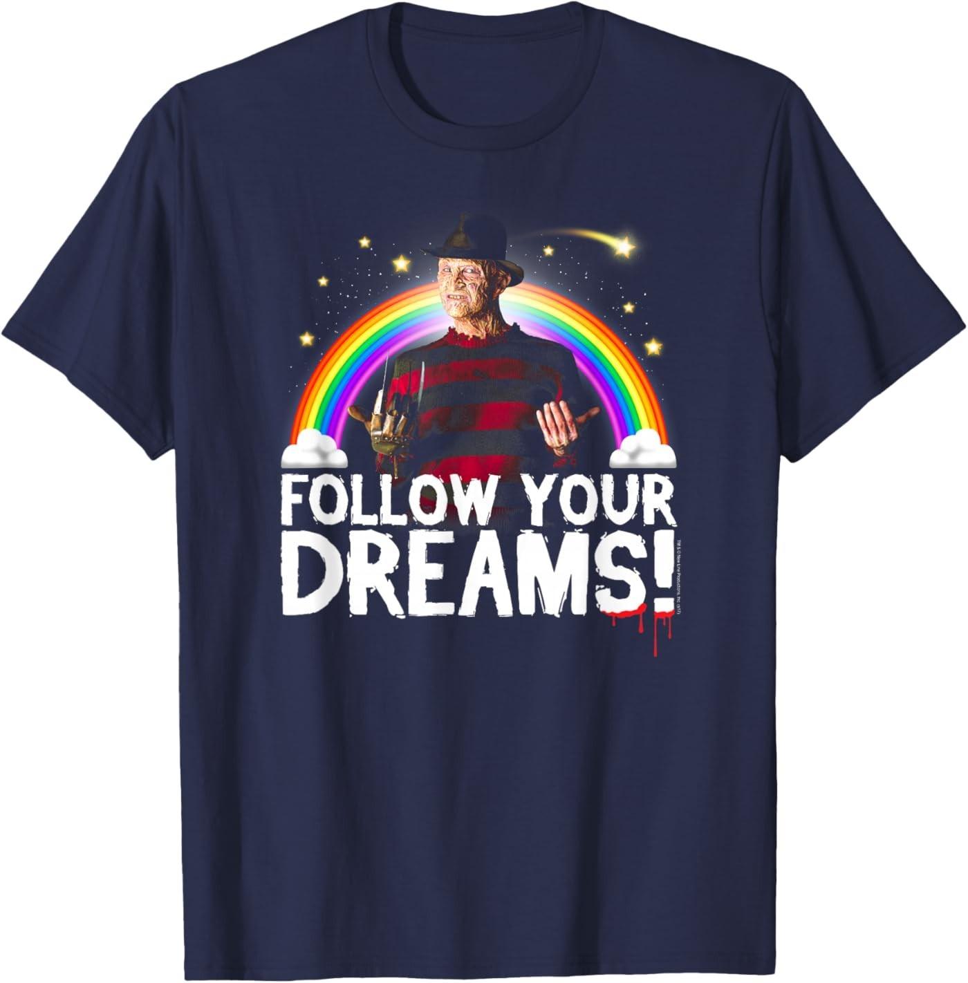 A Nightmare on Elm Street Freddy Follow Dreams T-Shirt S разноцветный