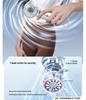 Portable USB Turbine Handheld Fan: Transparent, Digital Display, Office & Outdoor Use