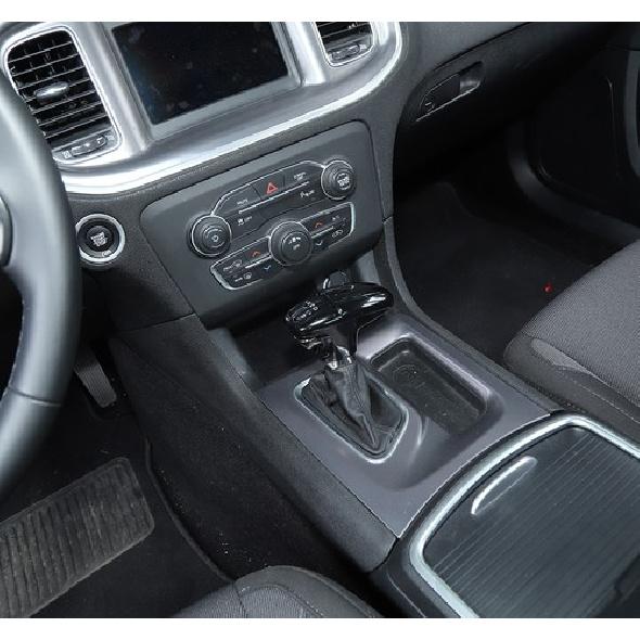 Black Gear Shift Knob Decor Cover Trim For Dodge Charger 2015+Durango 2018+