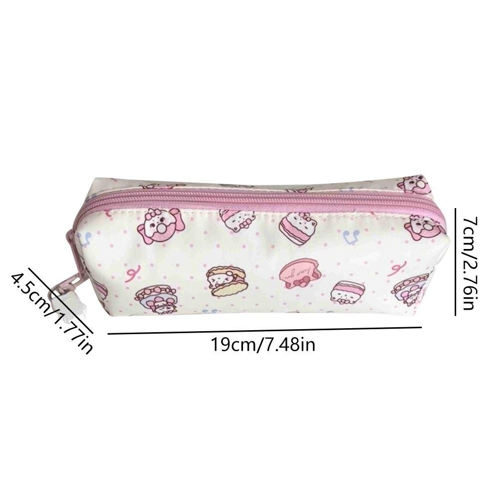 Large Capacity Stationery Storage Bag Cartoon Pen Box Fashion Pencil Case  School Office Supplies