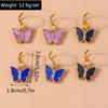 3pairs Cute Butterfly Earrings for Women Girls Dangle Earrings Party Jewelry Gifts