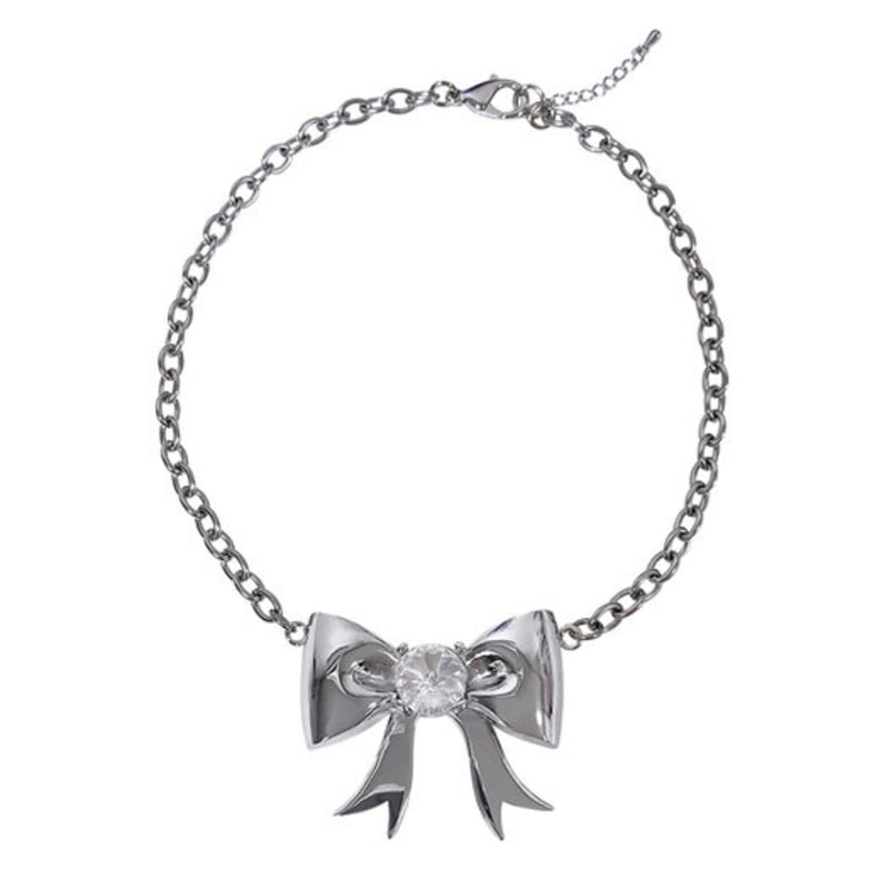 HURJABOYACC Big ribbon necklace