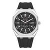 Aocasdiy Fashion Sport Watches for Men Silicone Strap Wristwatch Date Waterproof Chronograph Quartz Watch Men Clock reloj hombre