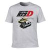 Unisexs Pure Cotton Initial D TShirt AE  RX Drift Car Graphic Print Casual Tee Japanese Racing Anime Fans Top