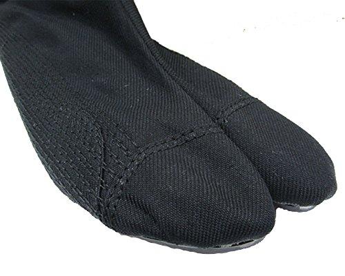 Marugo Kurashikiya Japonské boty Tabi Celé černé