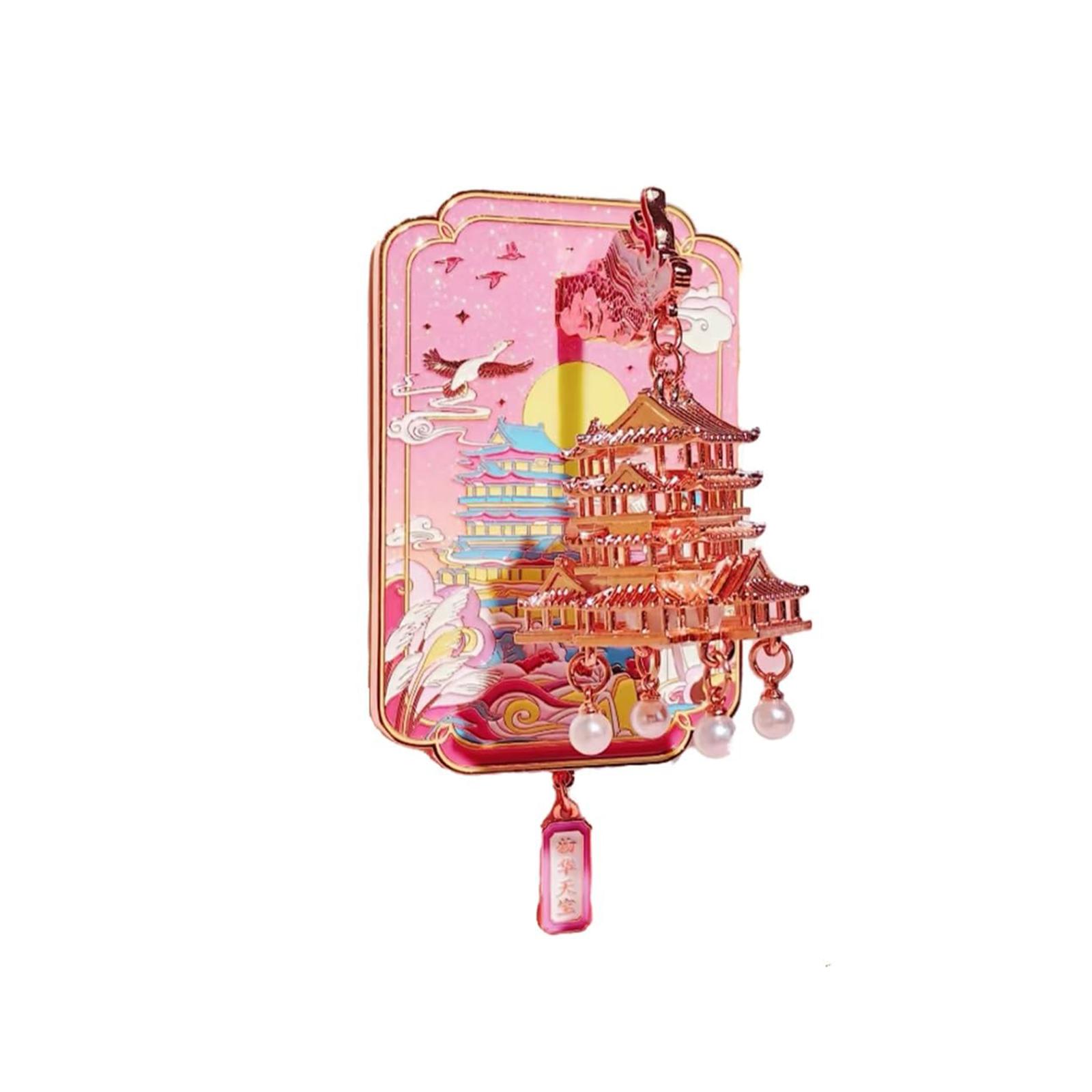 

Luminous Cultural And Creative Metal Refrigerator Sticker One Size